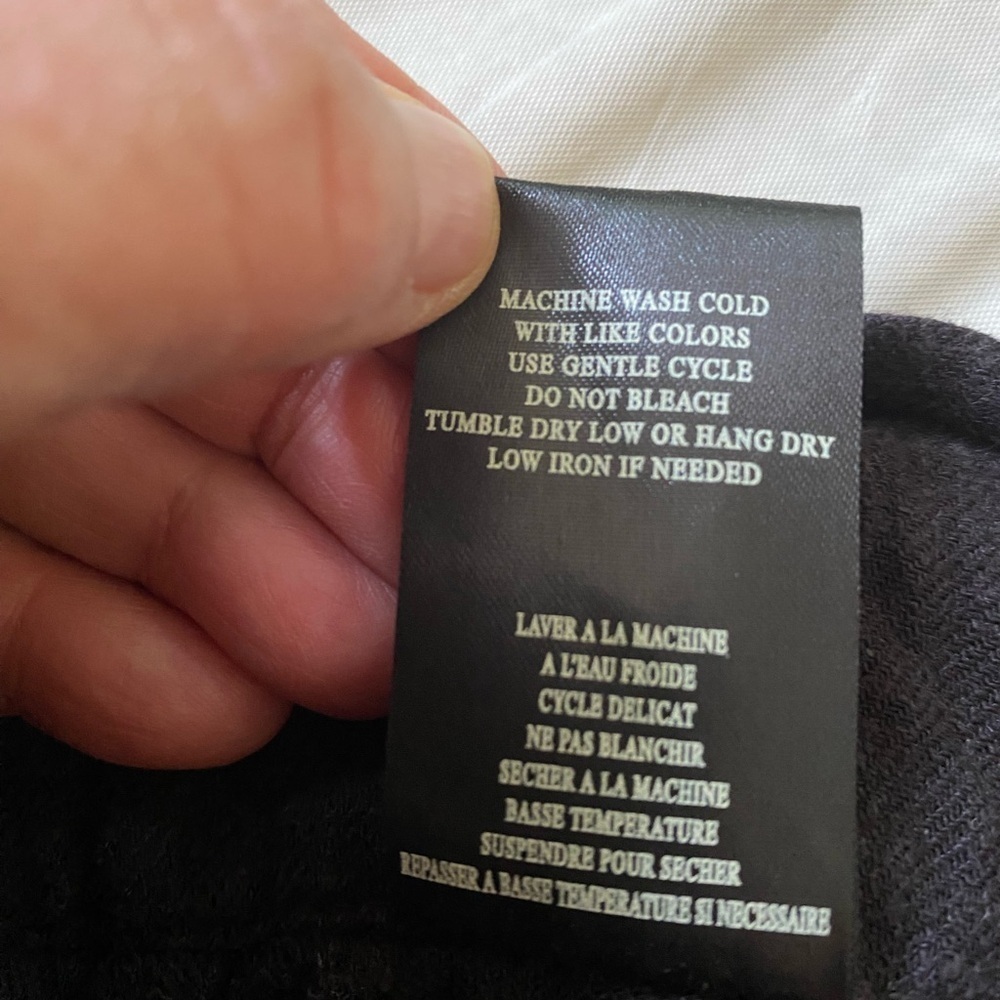 Blank NYC Women Black Rayon Casual Crop Pants Size large - Picture 5 of 7